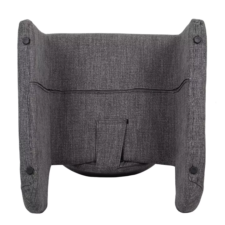 Πολυθρόνα HIMALIA Γκρι Ύφασμα/Μέταλλο/Ξύλο 73x78x75cm