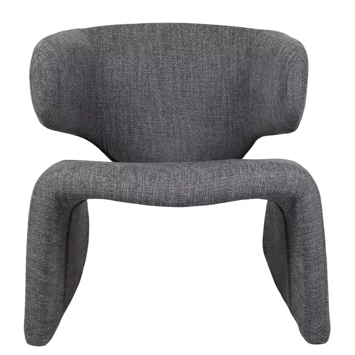 Πολυθρόνα HIMALIA Γκρι Ύφασμα/Μέταλλο/Ξύλο 73x78x75cm