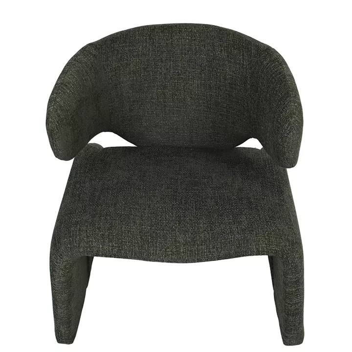 Πολυθρόνα HIMALIA Πράσινο Ύφασμα/Μέταλλο/Ξύλο 73x78x75cm