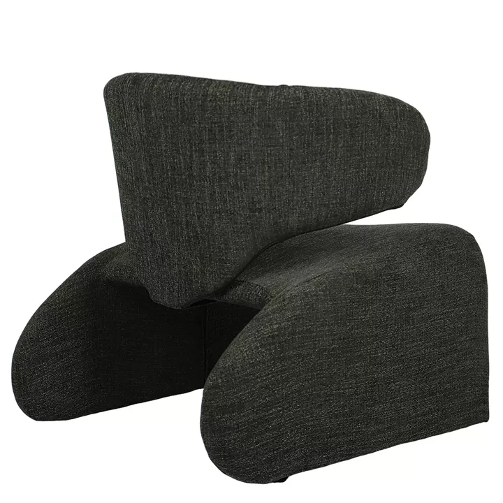 Πολυθρόνα HIMALIA Πράσινο Ύφασμα/Μέταλλο/Ξύλο 73x78x75cm