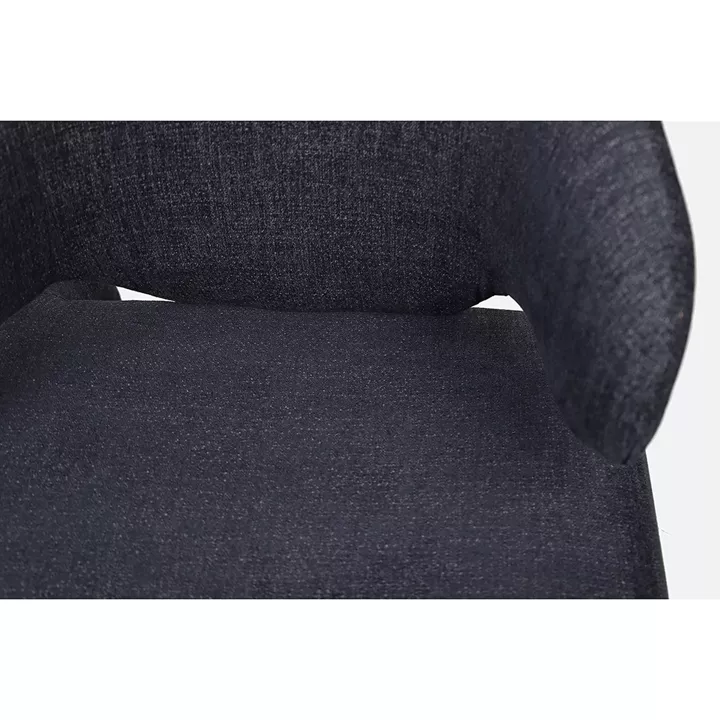 Πολυθρόνα HIMALIA Μπλε Ύφασμα/Μέταλλο/Ξύλο 73x78x75cm