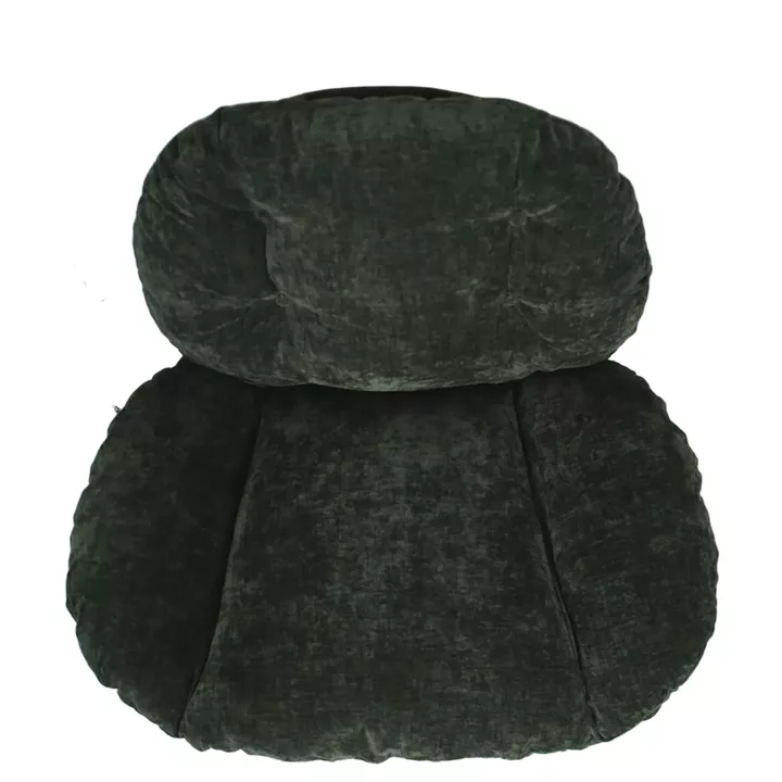 Πολυθρόνα ANANKE Πράσινο Ύφασμα/Μέταλλο/Ξύλο 85x78x84cm