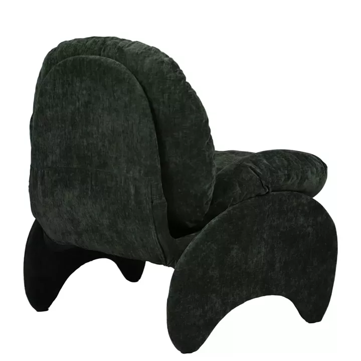 Πολυθρόνα ANANKE Πράσινο Ύφασμα/Μέταλλο/Ξύλο 85x78x84cm