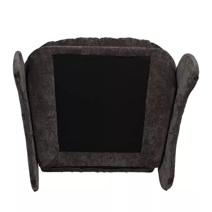 Πολυθρόνα ANANKE Γκρι Ύφασμα/Μέταλλο/Ξύλο 85x78x84cm