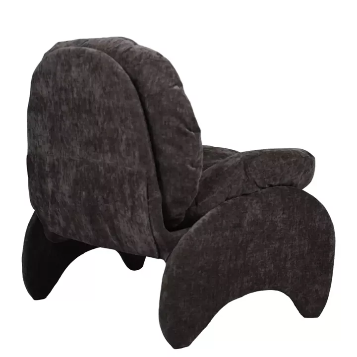 Πολυθρόνα ANANKE Γκρι Ύφασμα/Μέταλλο/Ξύλο 85x78x84cm