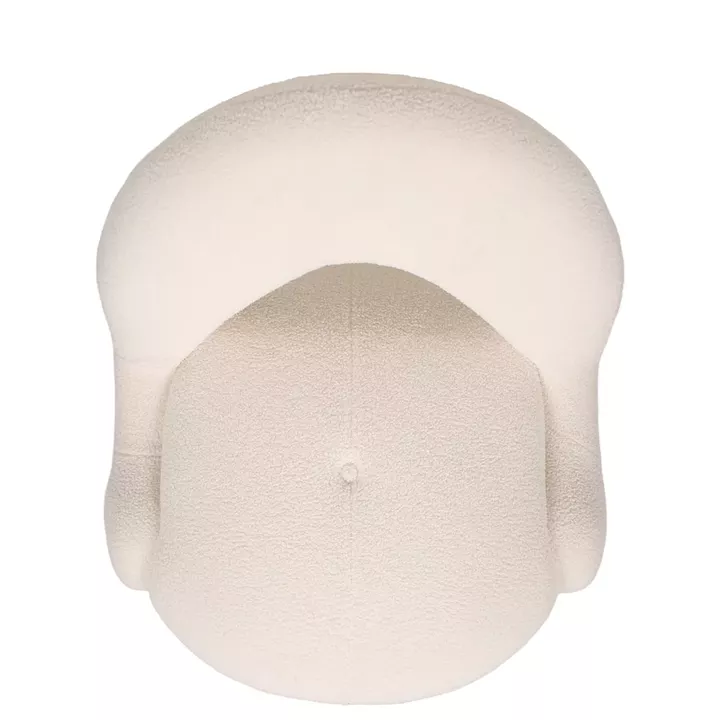 Πολυθρόνα PASIPHAE Μπεζ Ύφασμα/Μέταλλο/Ξύλο 80x86x80cm