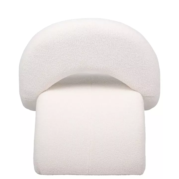 Πολυθρόνα PASIPHAE Μπεζ Ύφασμα/Μέταλλο/Ξύλο 80x86x80cm