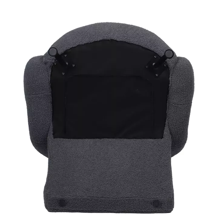 Πολυθρόνα PASIPHAE Γκρι Ύφασμα/Μέταλλο/Ξύλο 80x86x80cm