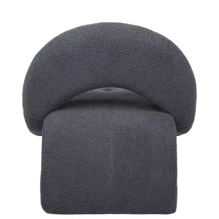 Πολυθρόνα PASIPHAE Γκρι Ύφασμα/Μέταλλο/Ξύλο 80x86x80cm