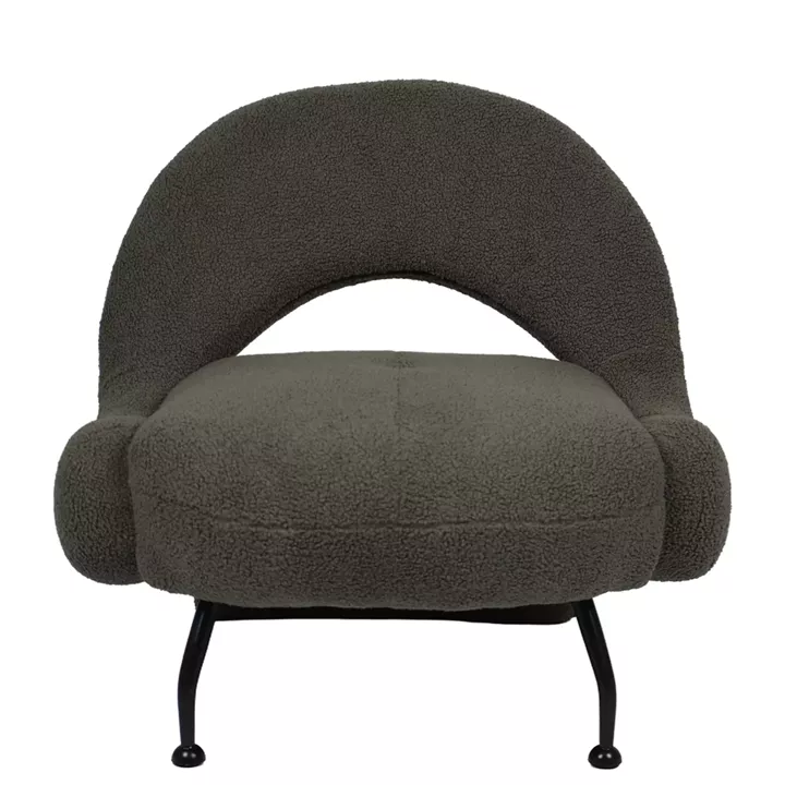 Πολυθρόνα PASIPHAE Πράσινο Ύφασμα/Μέταλλο/Ξύλο 80x86x80cm