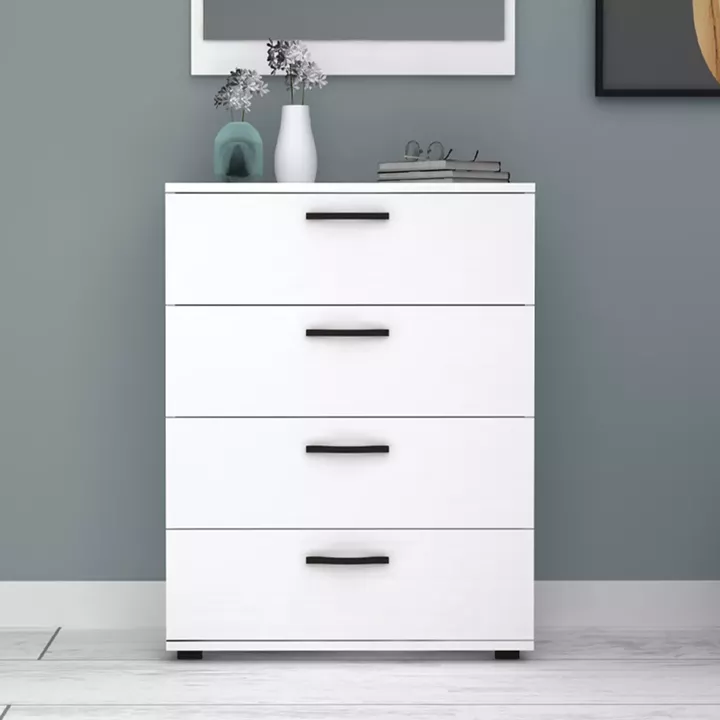 Συρταριέρα Velika Megapap χρώμα λευκό 73x44x96εκ.