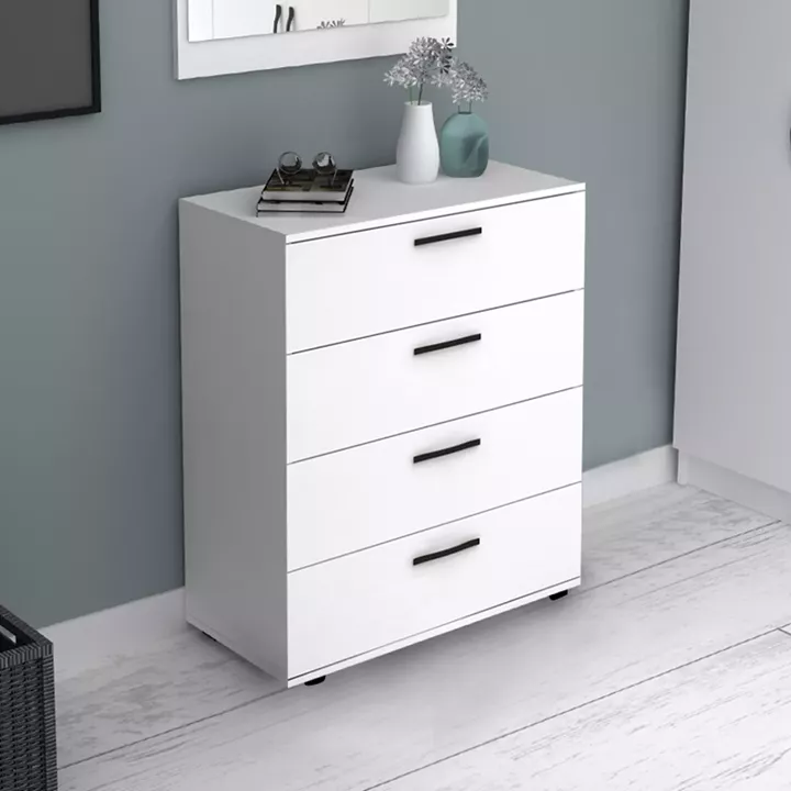 Συρταριέρα Velika Megapap χρώμα λευκό 73x44x96εκ.