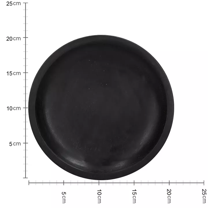 Δίσκος ArteLibre Μαύρο Ξύλο 20.3x20.3x2.5cm