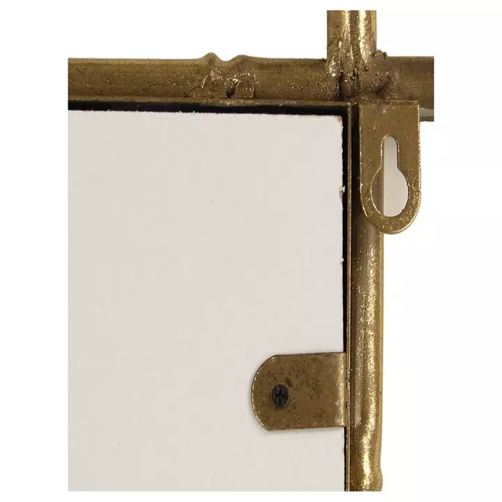 Καθρέπτης ArteLibre Χρυσό Μέταλλο 69.5x3x99cm