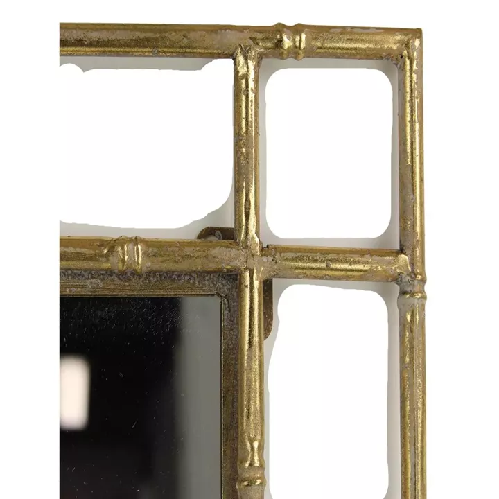 Καθρέπτης ArteLibre Χρυσό Μέταλλο 69.5x3x99cm