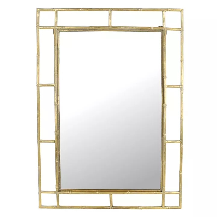 Καθρέπτης ArteLibre Χρυσό Μέταλλο 69.5x3x99cm