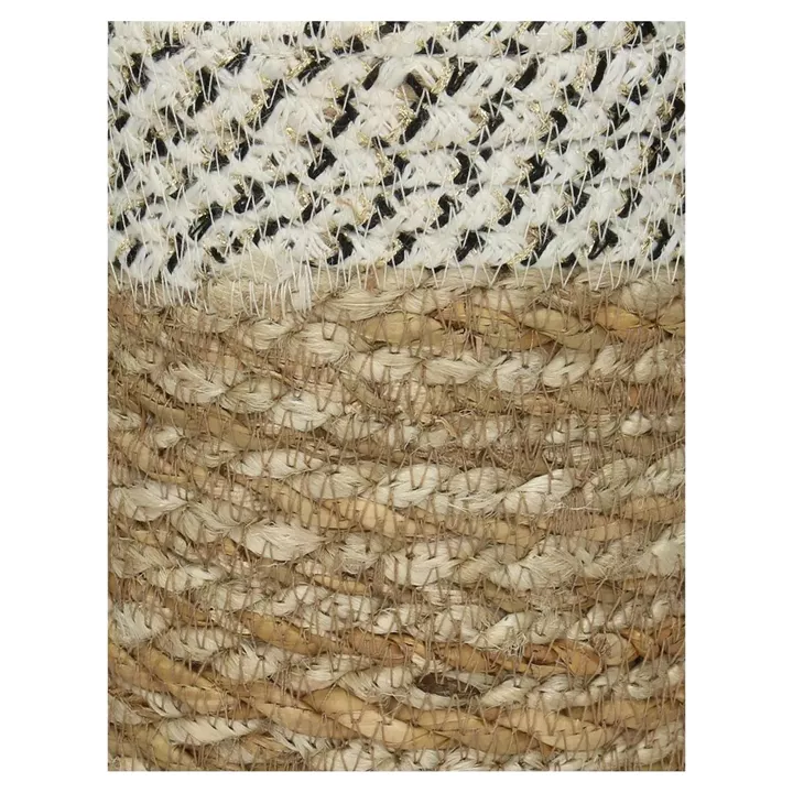 Καλάθι ArteLibre Φύλλο Hogla Φυσικό 20x20x20cm Σετ 3Τμχ