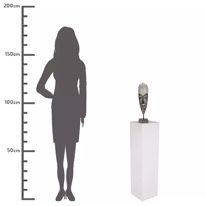 Διακοσμητικό ArteLibre Μάσκα Καφέ Polyresin 10.2x7x40.5cm