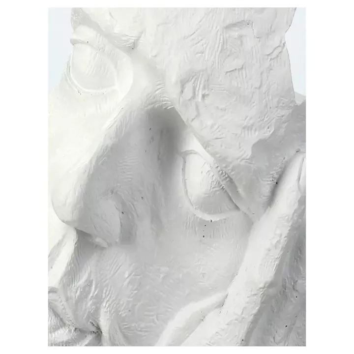 Διακοσμητικό ArteLibre Πρόσωπο Λευκό Polyresin 15.5x13x33cm