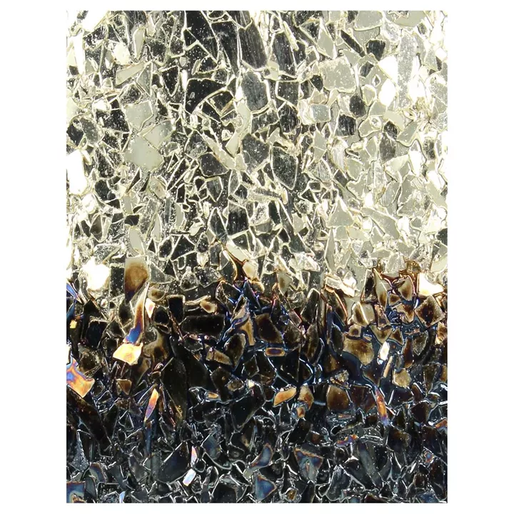 Κηροπήγιο ArteLibre Ασημί Γυαλί 20x20x20cm