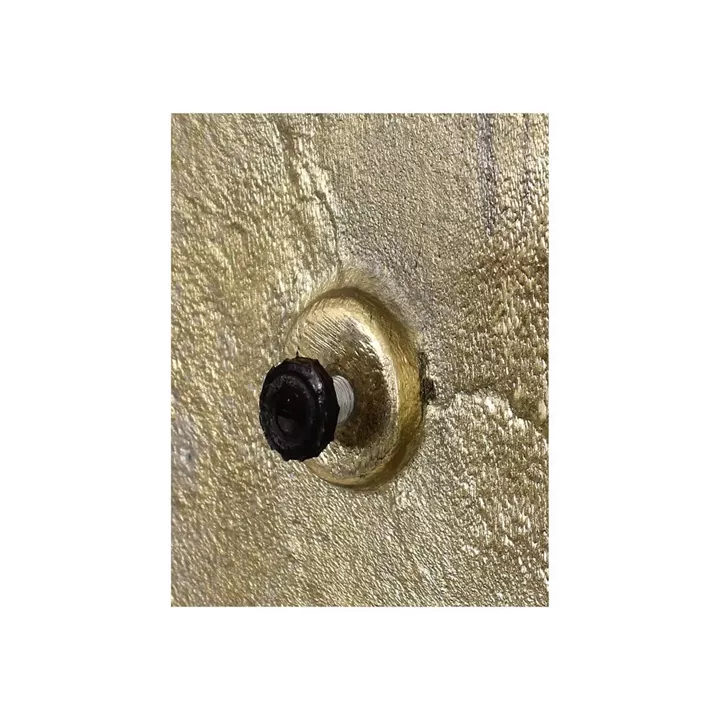 Ρολόι Τοίχου ArteLibre Χρυσό Μέταλλο 75x3x75cm