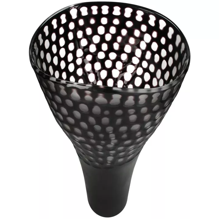 Βάζο ArteLibre Μαύρο Γυαλί 33x26x38cm