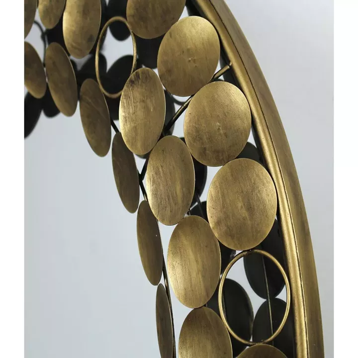 Καθρέπτης ArteLibre Χρυσό Μέταλλο 70x6x70cm