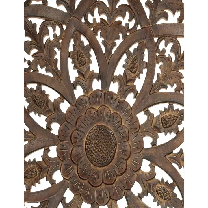 Διακοσμητικό Τοίχου ArteLibre Καφέ MDF 90x2x90cm