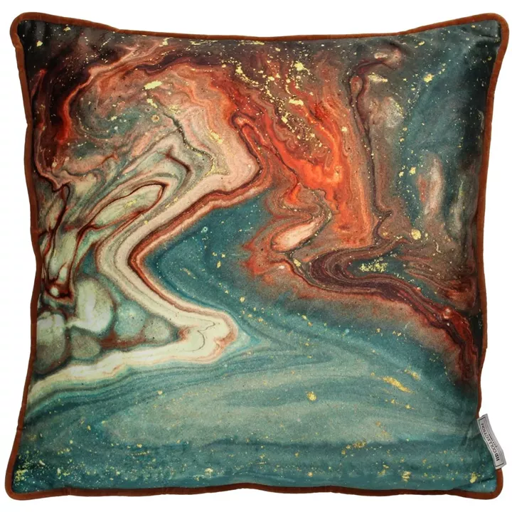 Μαξιλάρι ArteLibre Αχάτης Πολύχρωμο Βελούδο 45x45cm