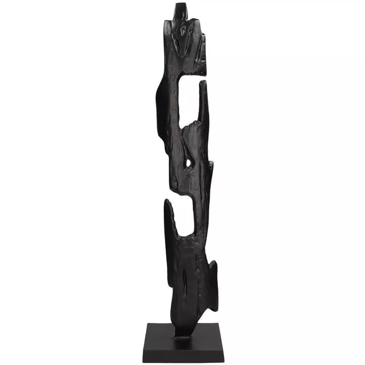 Διακοσμητικό ArteLibre Μαύρο Αλουμίνιο 13x12x67cm