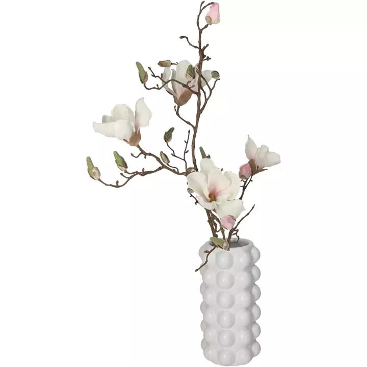 Βάζο ArteLibre Λευκό Κεραμικό 13.8x13.8x27.5cm