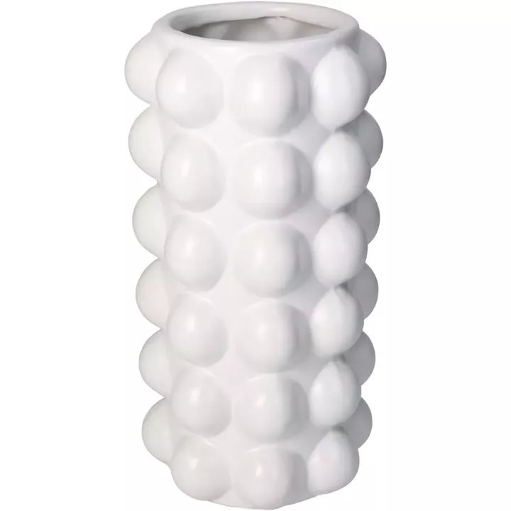 Βάζο ArteLibre Λευκό Κεραμικό 13.8x13.8x27.5cm