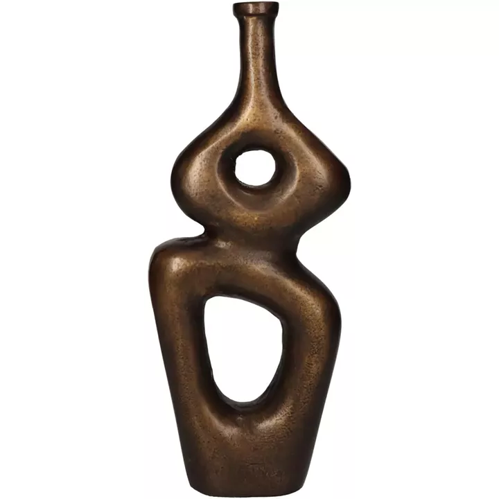 Βάζο ArteLibre Μπρονζέ Αλουμίνιο 11x5x29cm