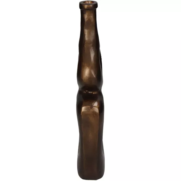 Βάζο ArteLibre Μπρονζέ Αλουμίνιο 11x5x29cm