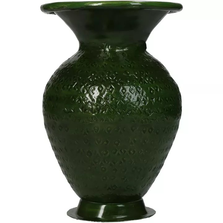 Βάζο ArteLibre Πράσινο Αλουμίνιο 11x11x16cm