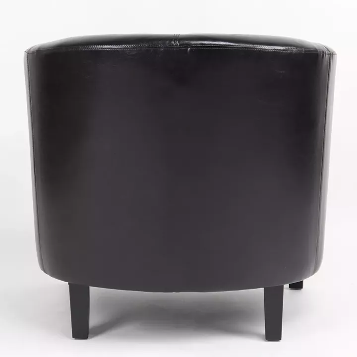 Πολυθρόνα ArteLibre FIORELLA Καφέ PU 73x69x75cm