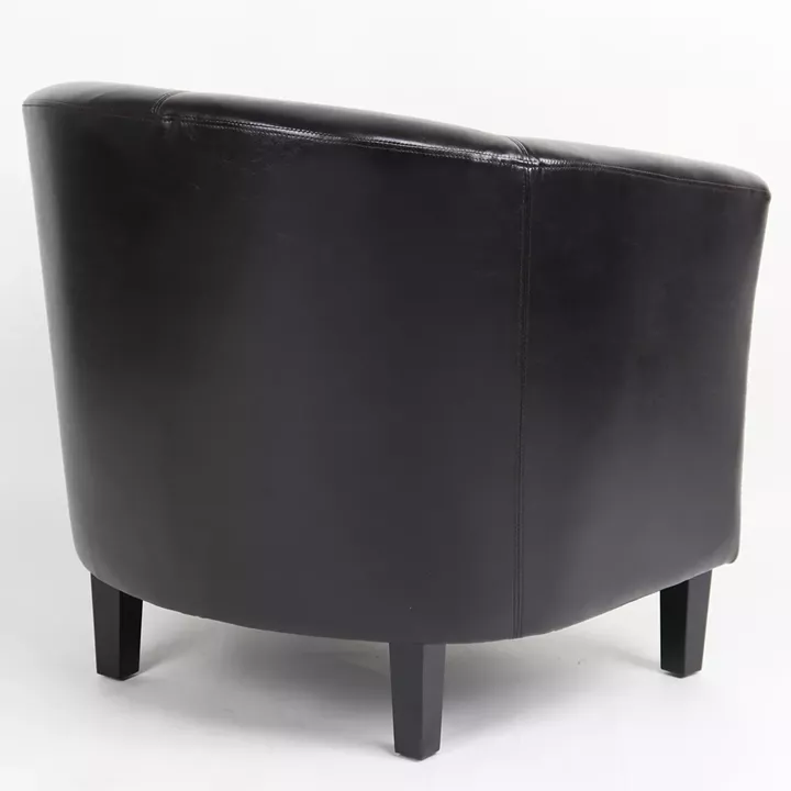 Πολυθρόνα ArteLibre FIORELLA Καφέ PU 73x69x75cm