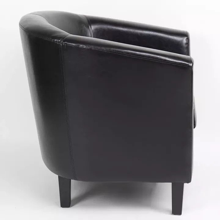 Πολυθρόνα ArteLibre FIORELLA Καφέ PU 73x69x75cm