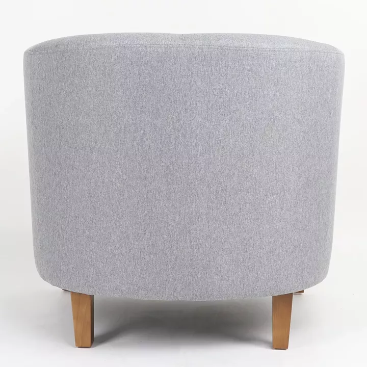 Πολυθρόνα ArteLibre FIORELLA Γκρι Ύφασμα 73x69x75cm