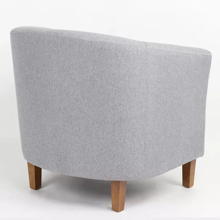 Πολυθρόνα ArteLibre FIORELLA Γκρι Ύφασμα 73x69x75cm