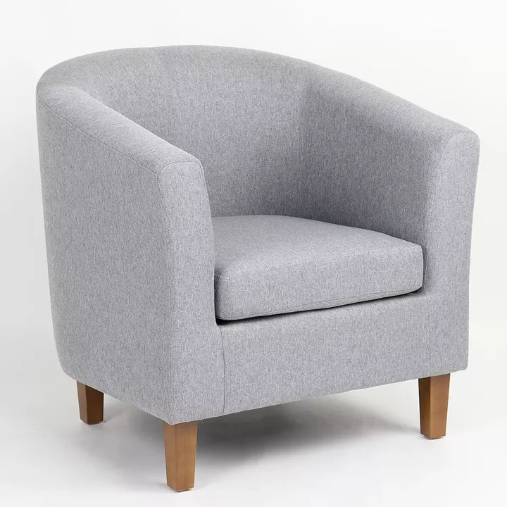 Πολυθρόνα ArteLibre FIORELLA Γκρι Ύφασμα 73x69x75cm