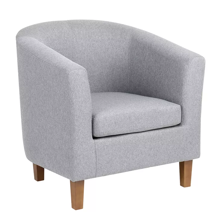 Πολυθρόνα ArteLibre FIORELLA Γκρι Ύφασμα 73x69x75cm