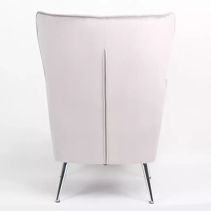 Πολυθρόνα ArteLibre VITTORIA Καφέ Βελούδο 76x79x101cm