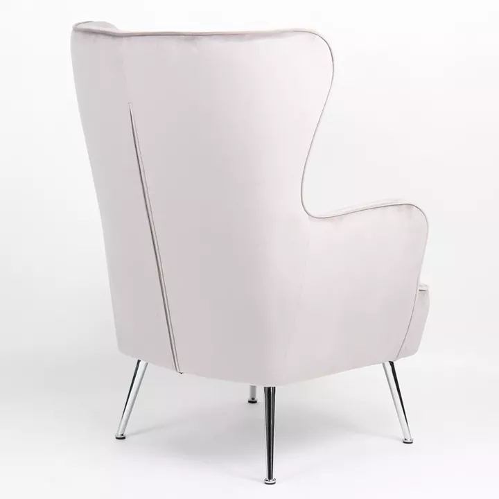 Πολυθρόνα ArteLibre VITTORIA Καφέ Βελούδο 76x79x101cm