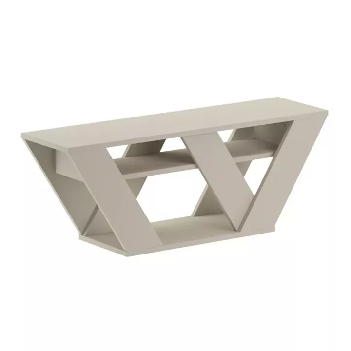 Έπιπλο τηλεόρασης Pipralla Megapap χρώμα ανοιχτό καρυδί 110x30x40εκ.