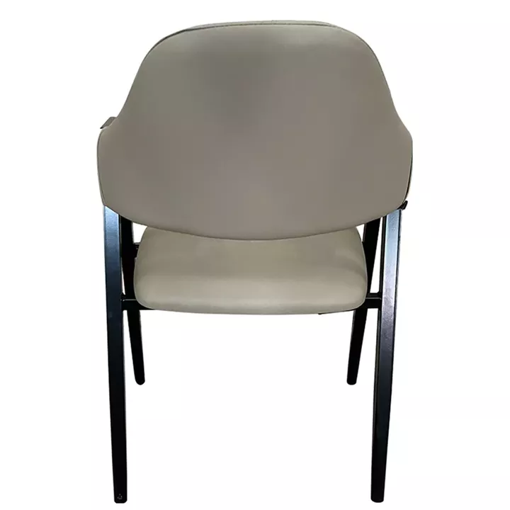 Καρέκλα Τραπεζαρίας ArteLibre SOLANA Cappuccino/Μαύρο PU/Μέταλλο 51x51x81cm