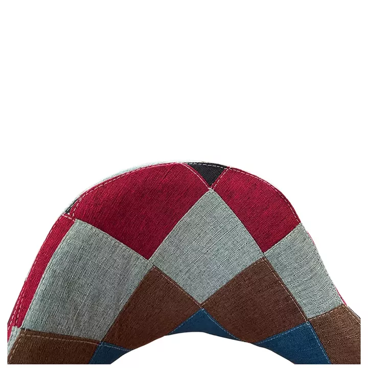 Καρέκλα Τραπεζαρίας ArteLibre SOLANA Patchwork Ύφασμα/Μέταλλο 51x51x81cm