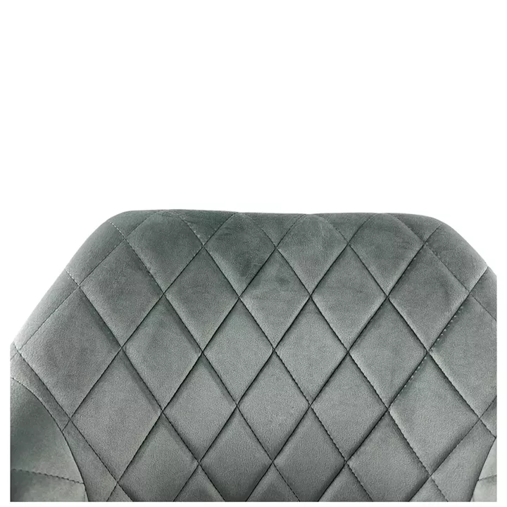 Καρέκλα Τραπεζαρίας ArteLibre ESPERANZA Γκρι/Μαύρο Βελούδο/Μέταλλο 56x60x81cm