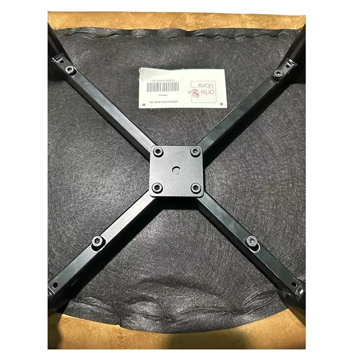 Καρέκλα Τραπεζαρίας ArteLibre FLORENCIA Cappuccino/Μαύρο Βελούδο/Μέταλλο 56x60x81cm