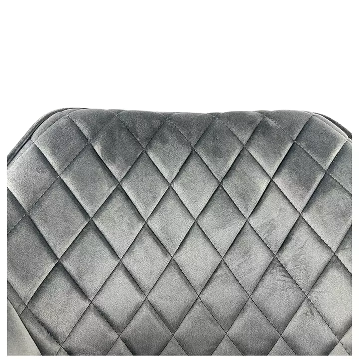 Καρέκλα Τραπεζαρίας ArteLibre FLORENCIA Γκρι/Μαύρο Βελούδο/Μέταλλο 56x60x81cm